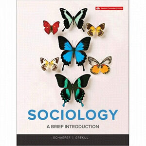 𝅺Sociology: A Brief Introduction University Text Book Schaeffer Social Studies